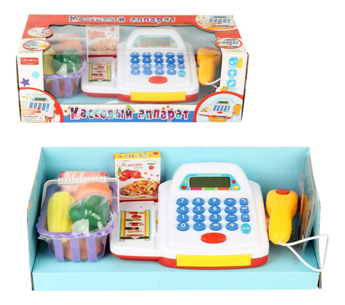 Caixa Mini Supermercado Brinquedo Infantil Crianças Dinheiro